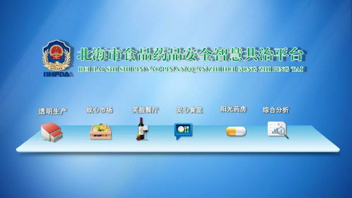 北海市食品藥品安全智慧共治系統上線 互聯網安全服務新標桿